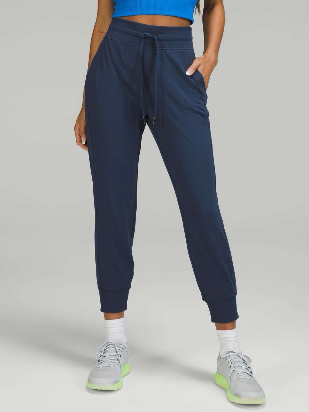 Lululemon Ready to Rulu High-Rise Jogger 7/8 Length in Mineral Blue - Size 4